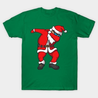 Dabbing Santa Funny Christmas T-Shirt